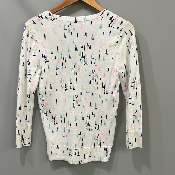 NWOT Merona sailboat print cardigan - Picture 3 of 6